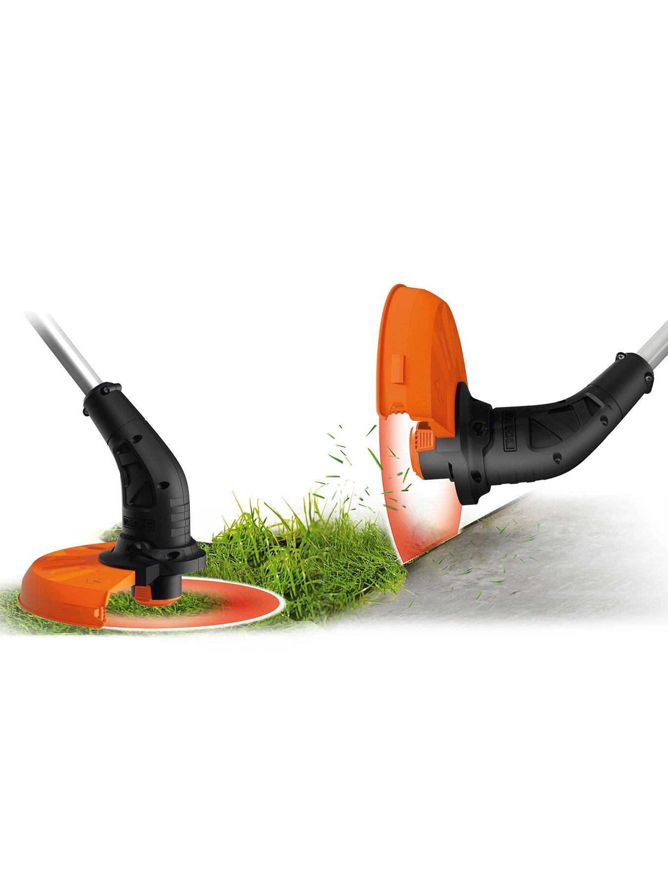  image of worx-20v-25cm-cordless-grass-trimmer-with-x1-20ah-battery-amp-charger