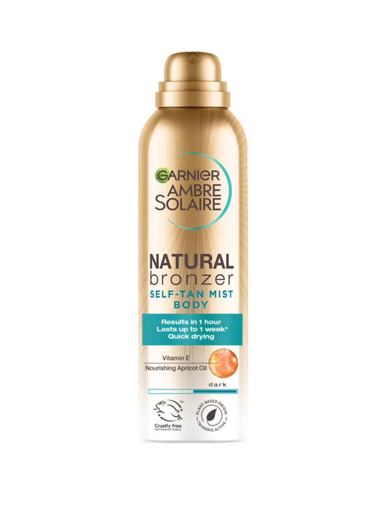 undefined Ambre Solaire Natural Bronzer Quick Drying Body Self Tan Mist, Dark