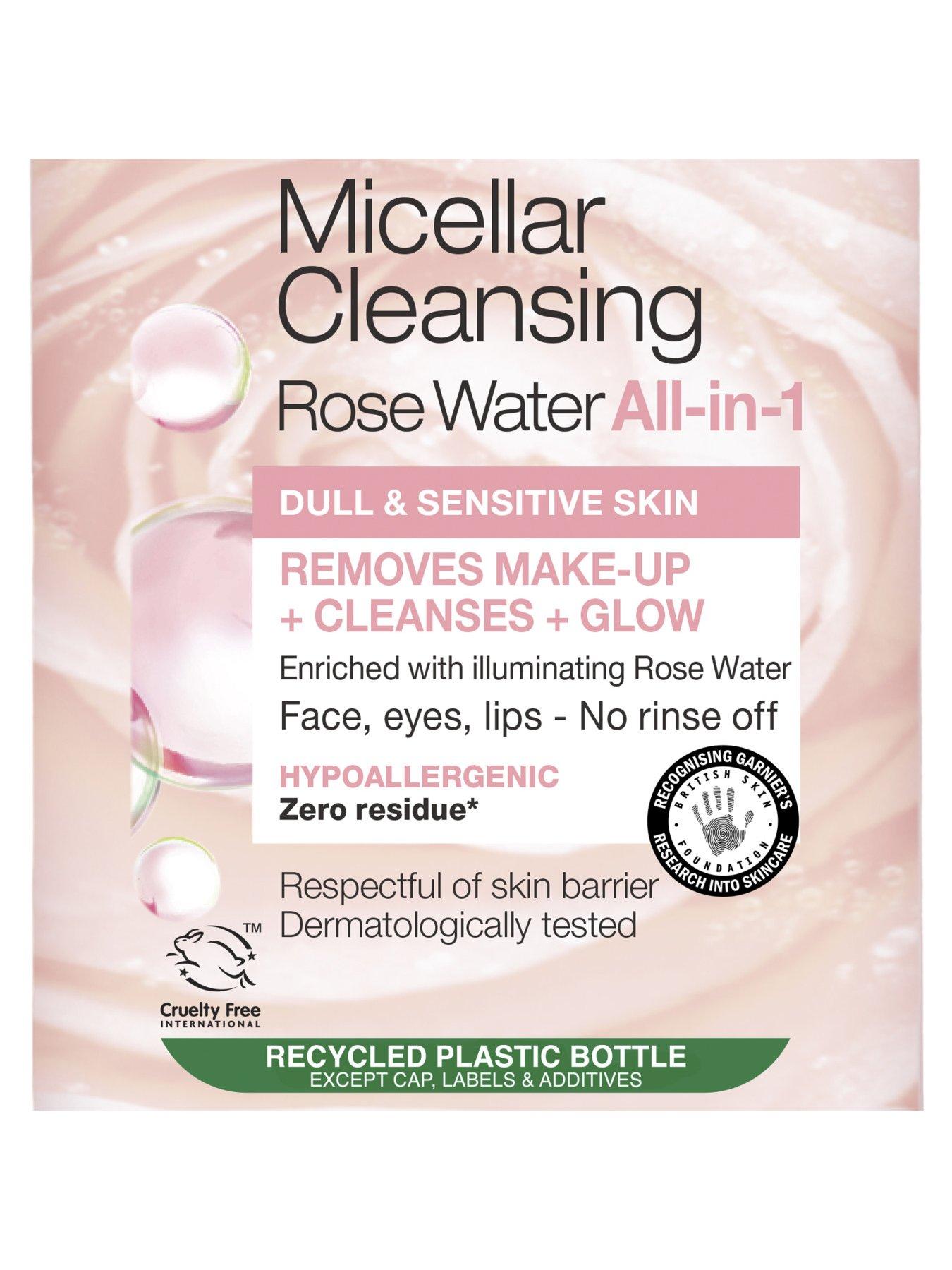 Image 2 of 8 of Garnier Micellar Rose Water For Dull Skin -&nbsp;400ml