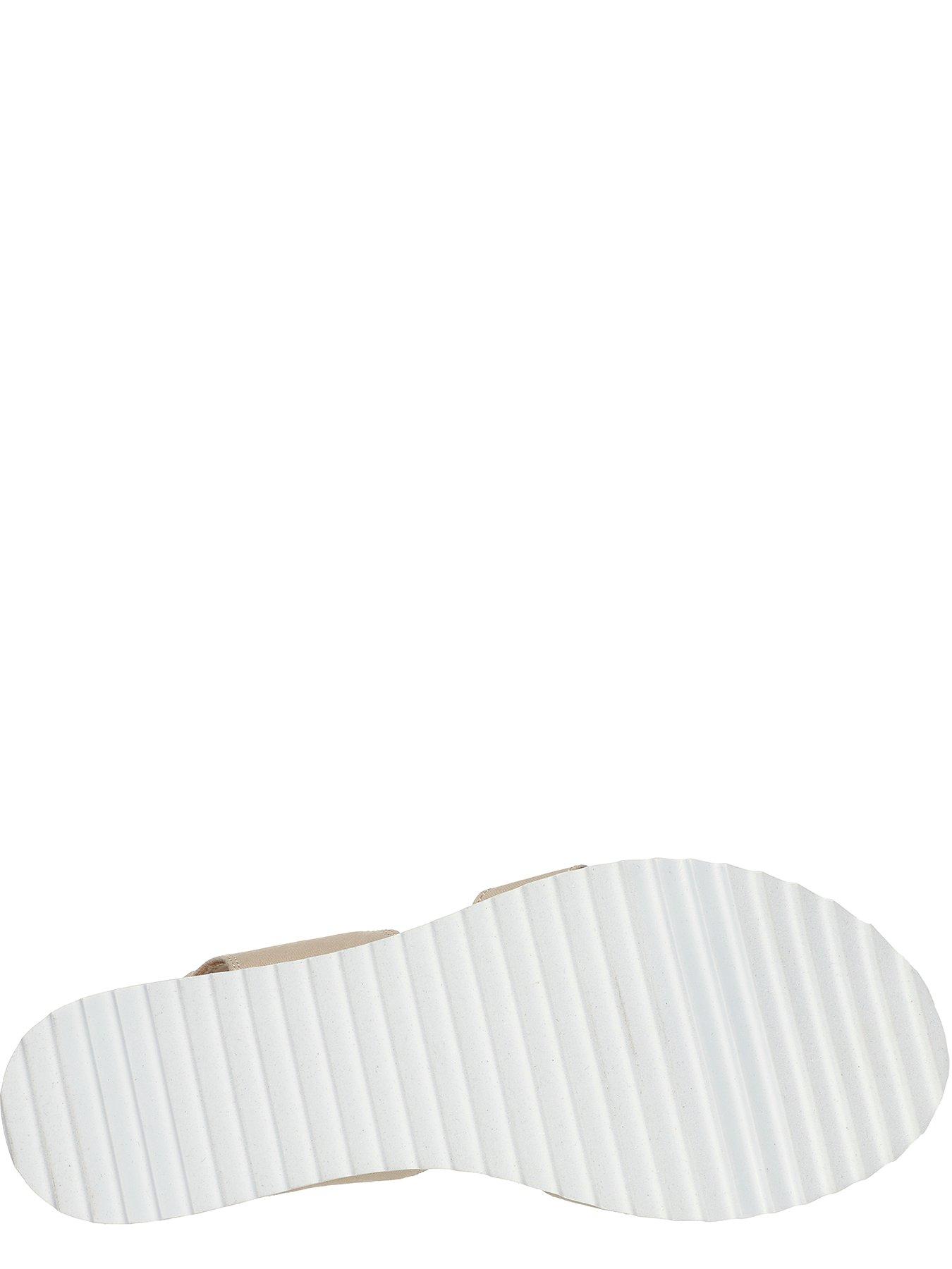  image of skechers-desert-kiss-cross-strap-sandal-natural-textile