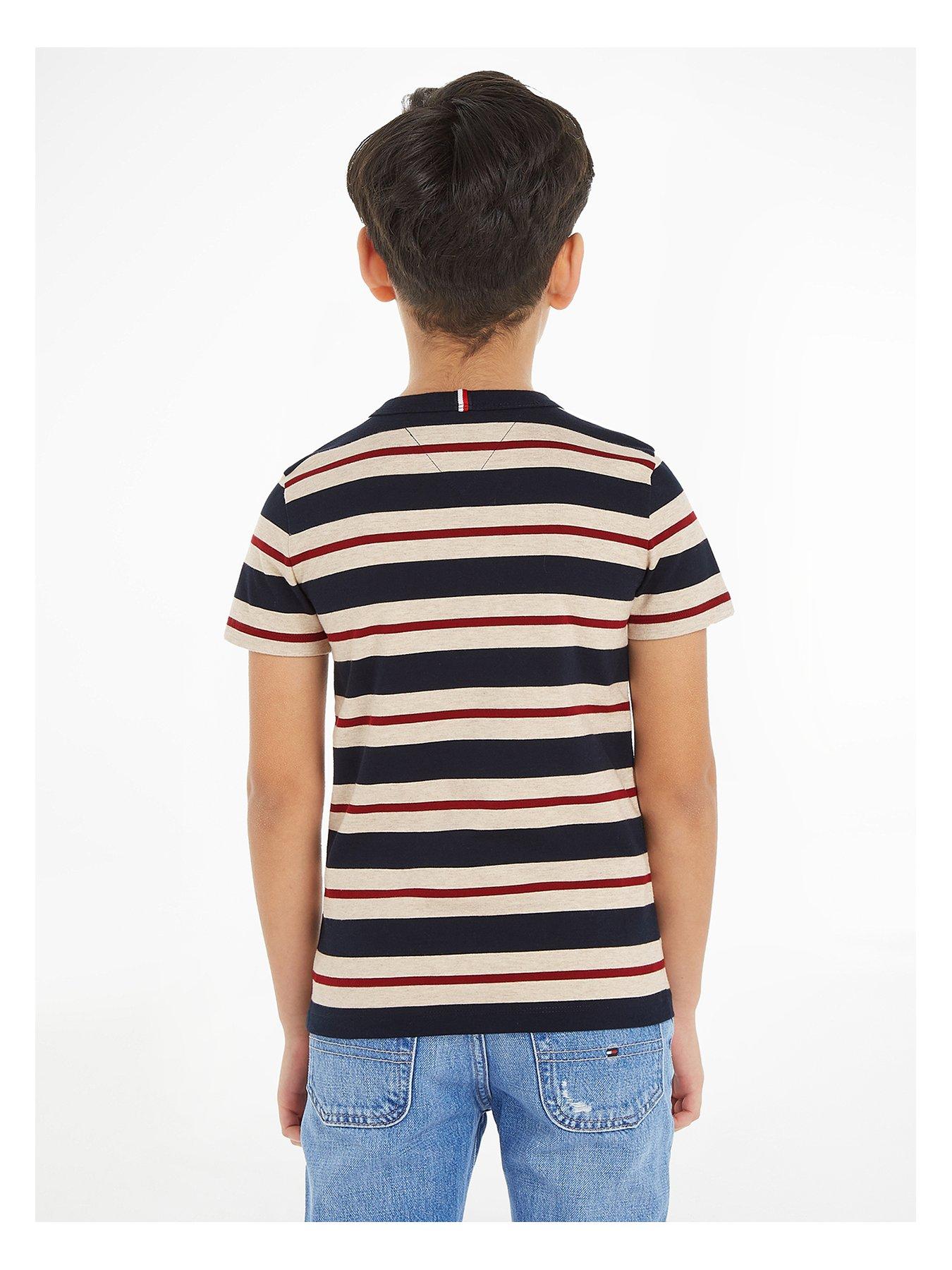 Tommy jeans best sale back stripe tee