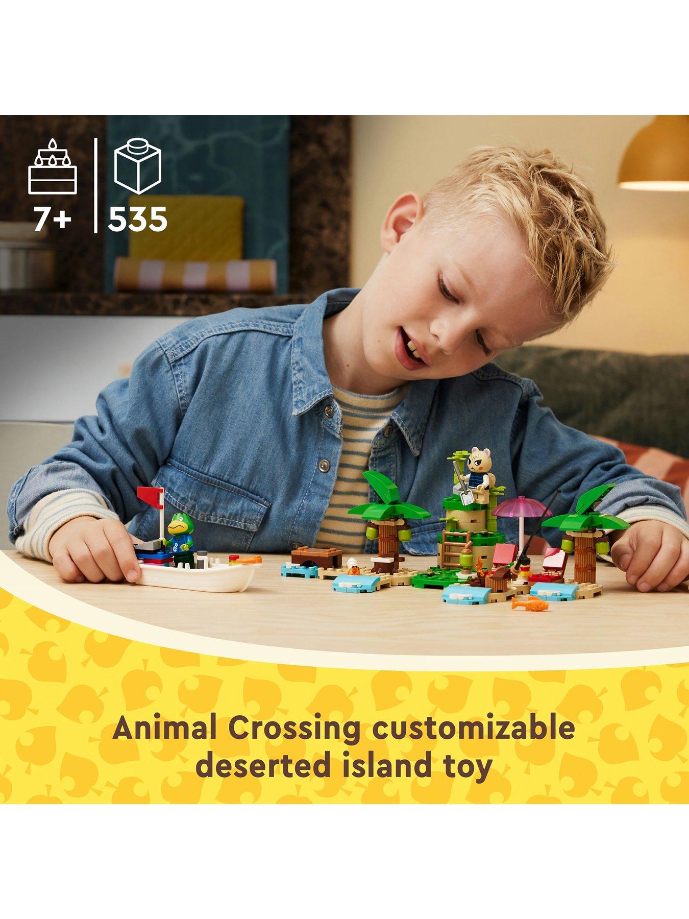  image of lego-animal-crossing-island-boat-ride-w-kappn-amp-marshall-77048
