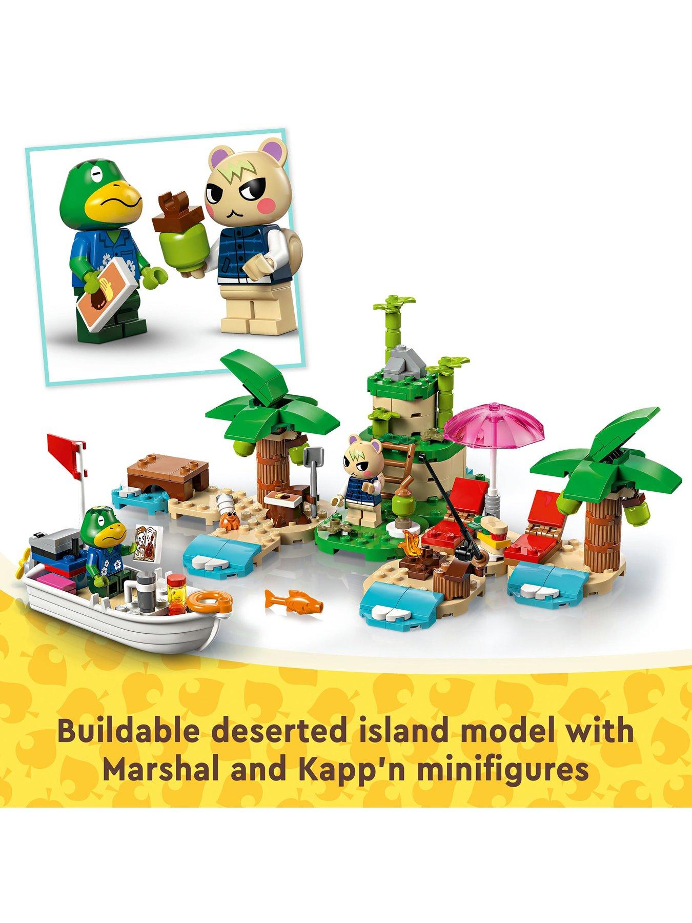  image of lego-animal-crossing-island-boat-ride-w-kappn-amp-marshall-77048