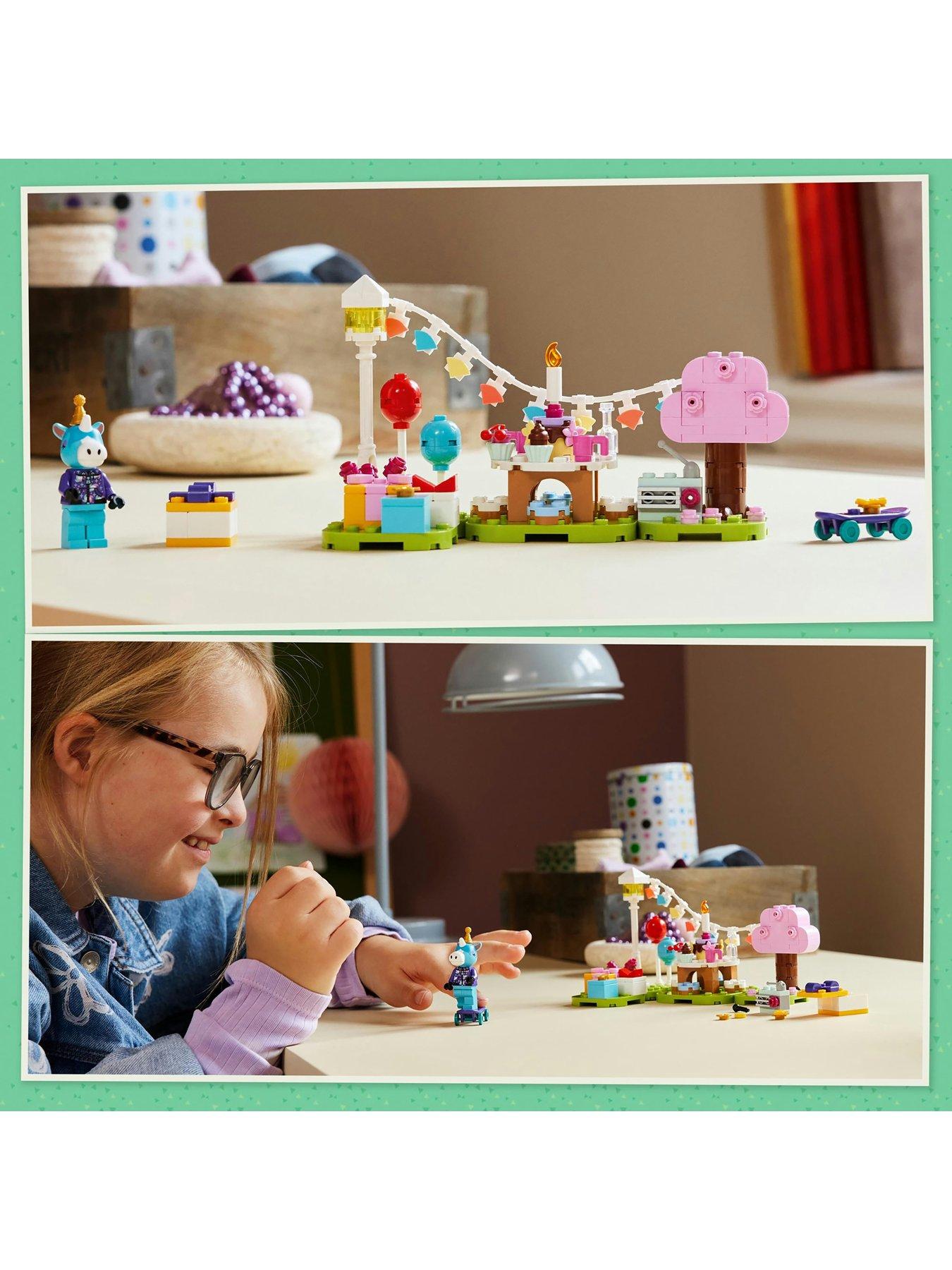  image of lego-animal-crossing-julian-the-unicorns-birthday-party