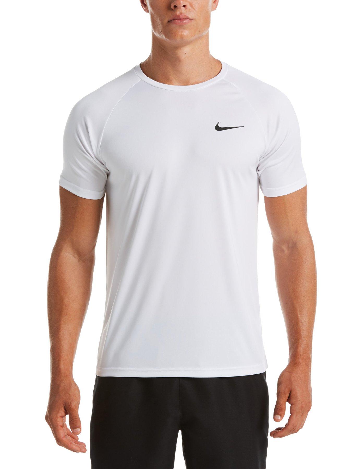 undefined Mens Short Sleeve Hydroguard T Shirt - White