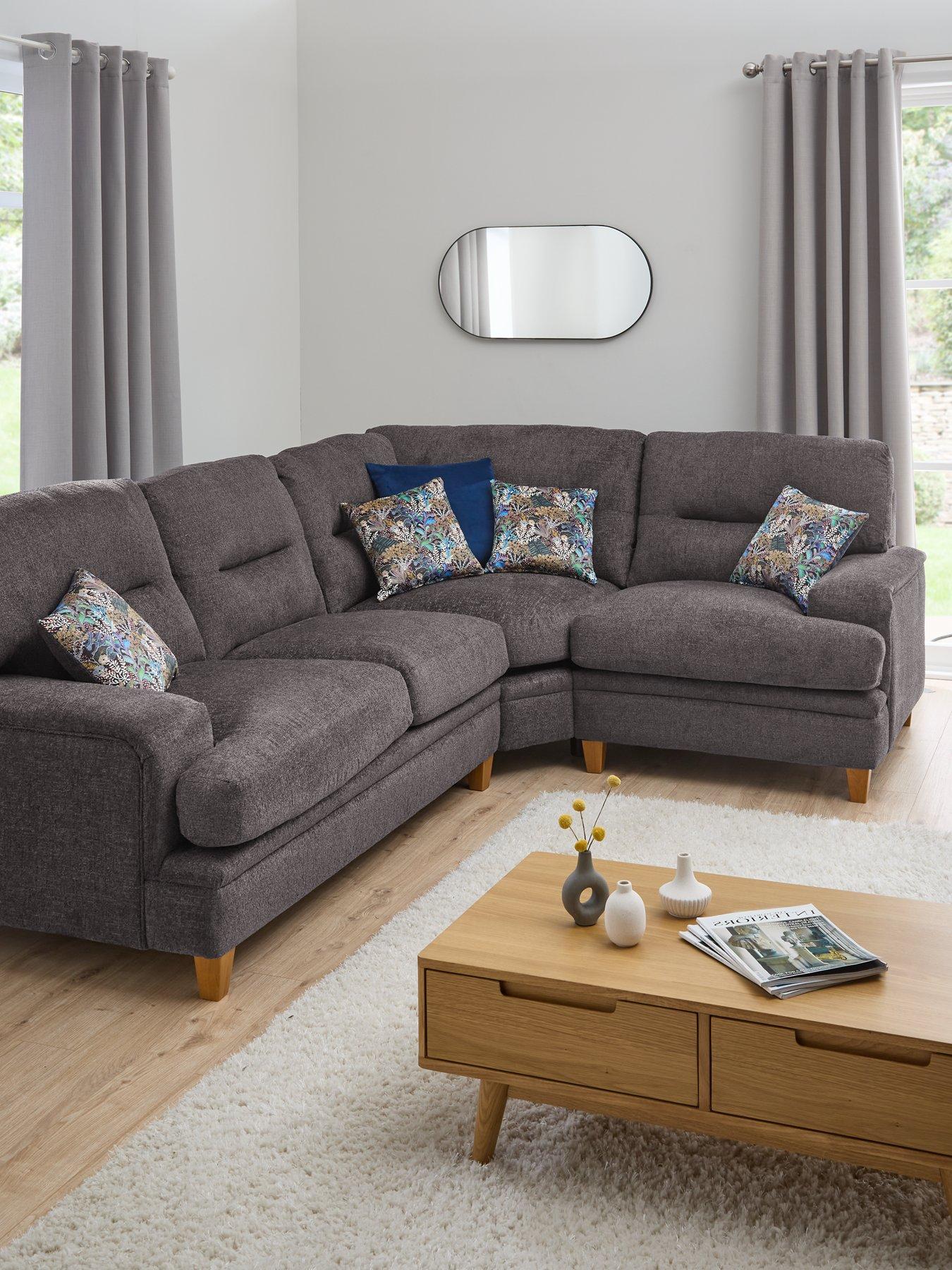 undefined Trieste Fabric left Hand Corner Group - Made to order in the UK