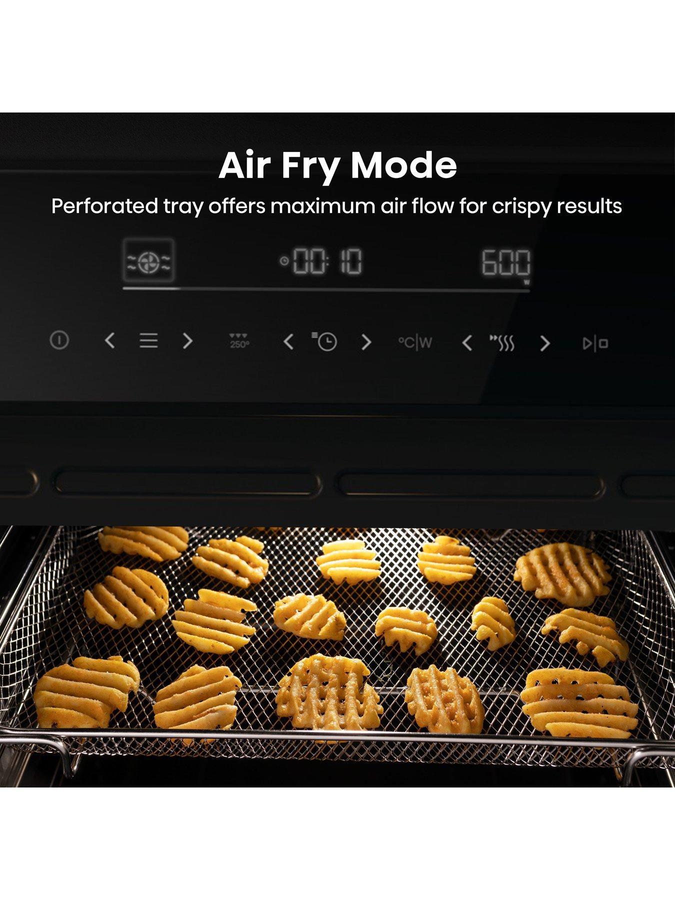  image of hisense-hi6-blackline-bim45342adbguk-built-in-multifunctional-compact-electric-single-oven-with-microwave-jet-black