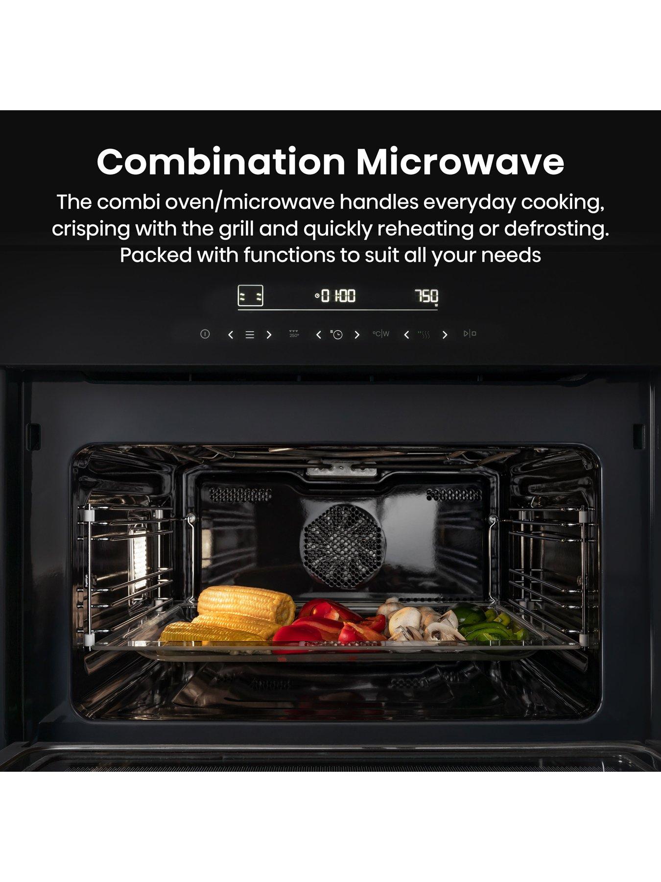 Image 4 of 7 of Hisense Hi6 BlackLine BIM45342ADBGUK Built-In Multifunctional Compact Electric Single Oven with Microwave - Jet Black