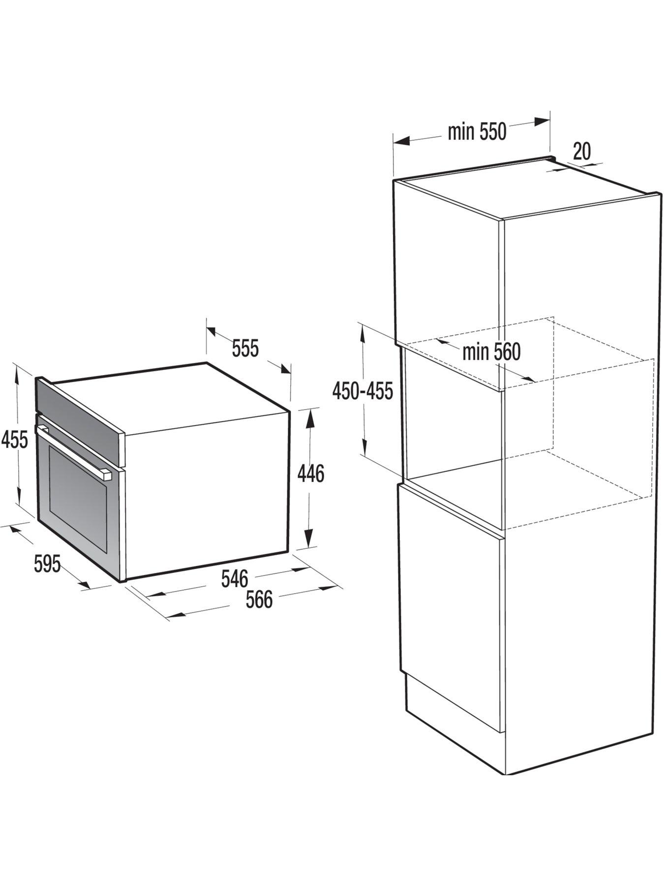  image of hisense-hi6-blackline-bim45342adbguk-built-in-multifunctional-compact-electric-single-oven-with-microwave-jet-black