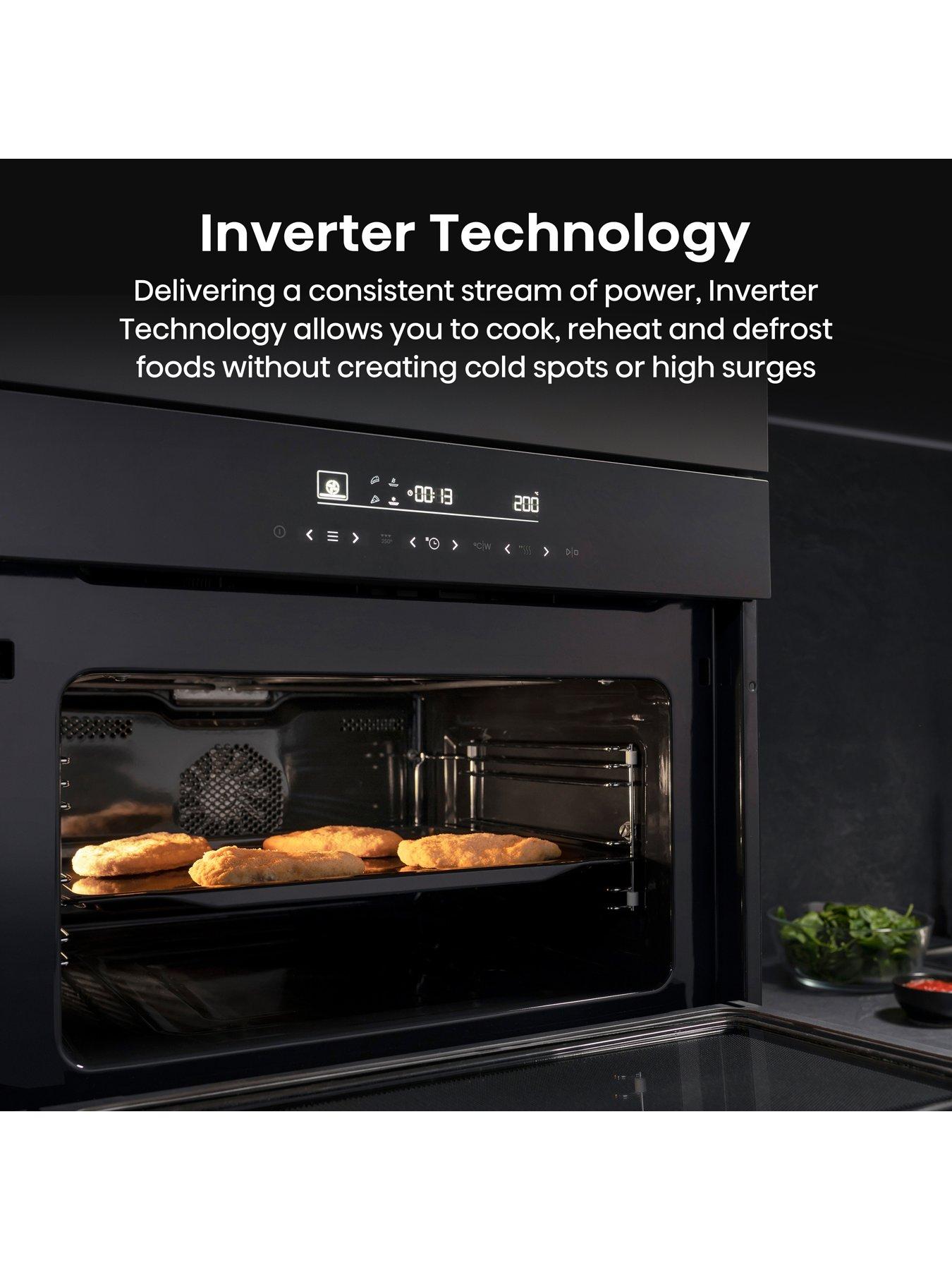 Image 6 of 7 of Hisense Hi6 BlackLine BIM45342ADBGUK Built-In Multifunctional Compact Electric Single Oven with Microwave - Jet Black