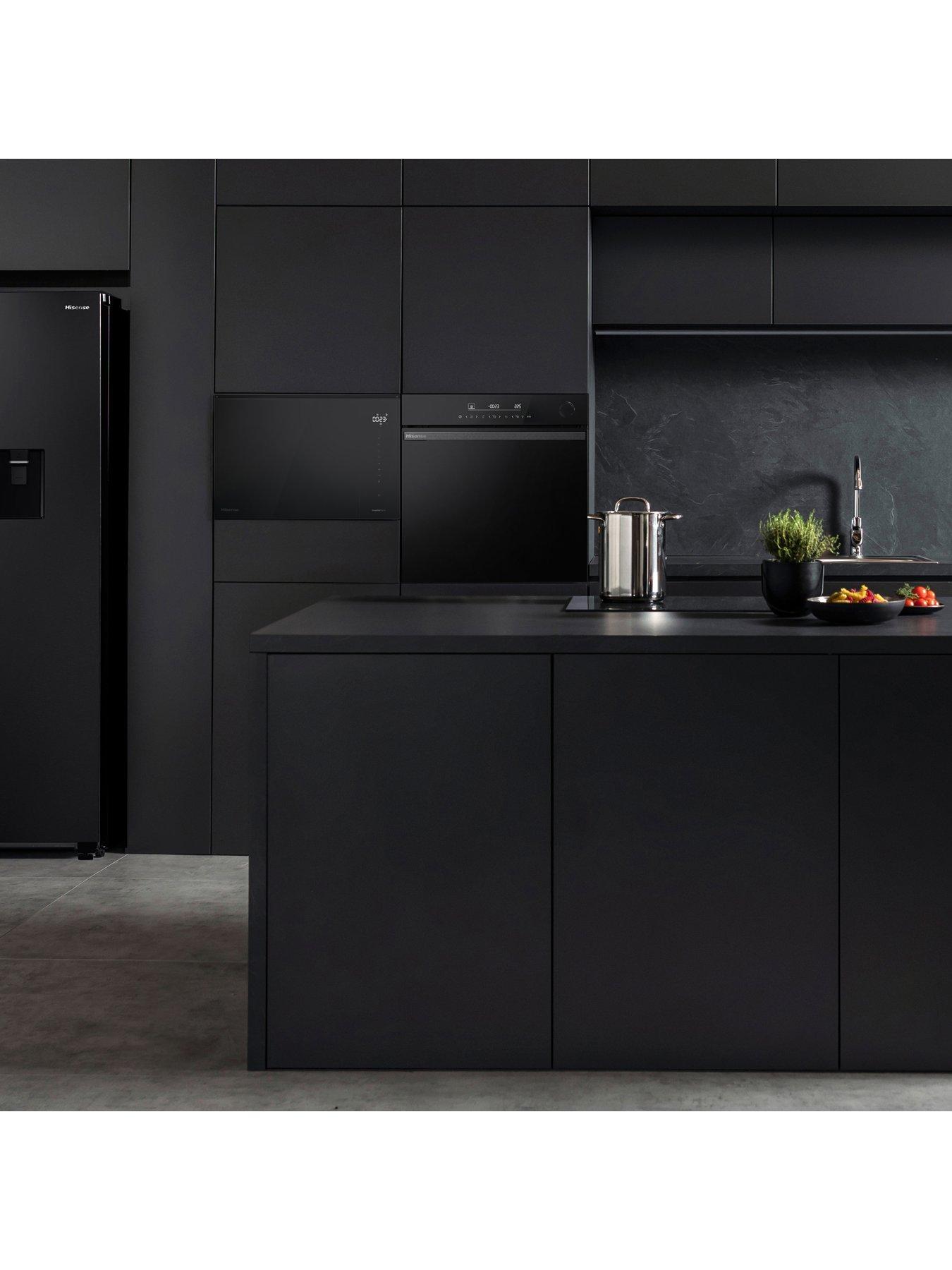  image of hisense-hi6-blackline-bim325gi63dbguk-built-in-25l-solo-microwave-with-grill-jetnbspblack