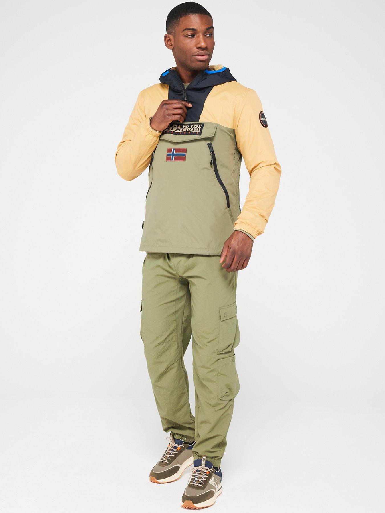 NAPAPIJRI Men s Summer Rainforest Jacket Beige Green littlewoods