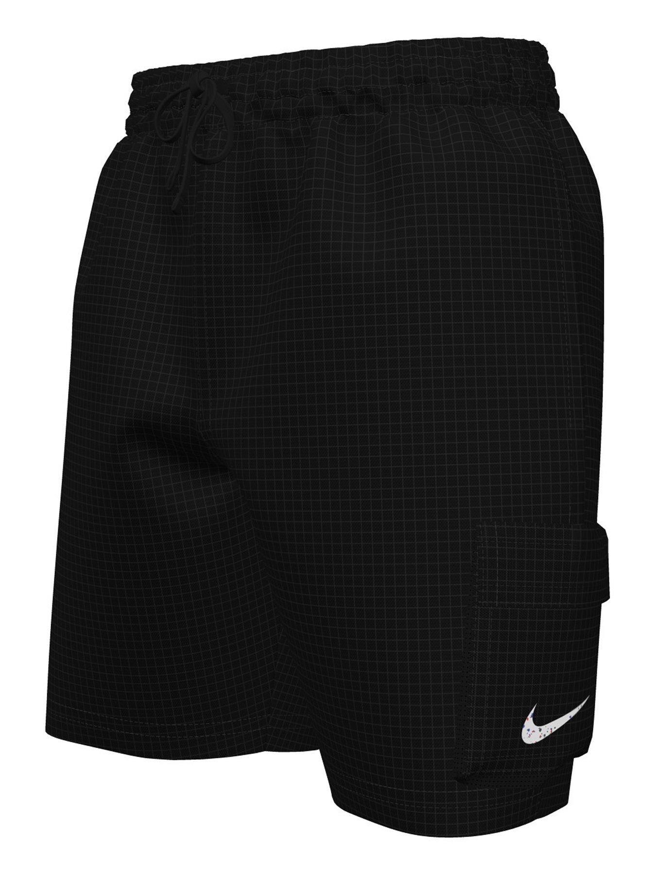 Nike Junior Boys 6 Inch Voyage Volley Swim Short - Black
