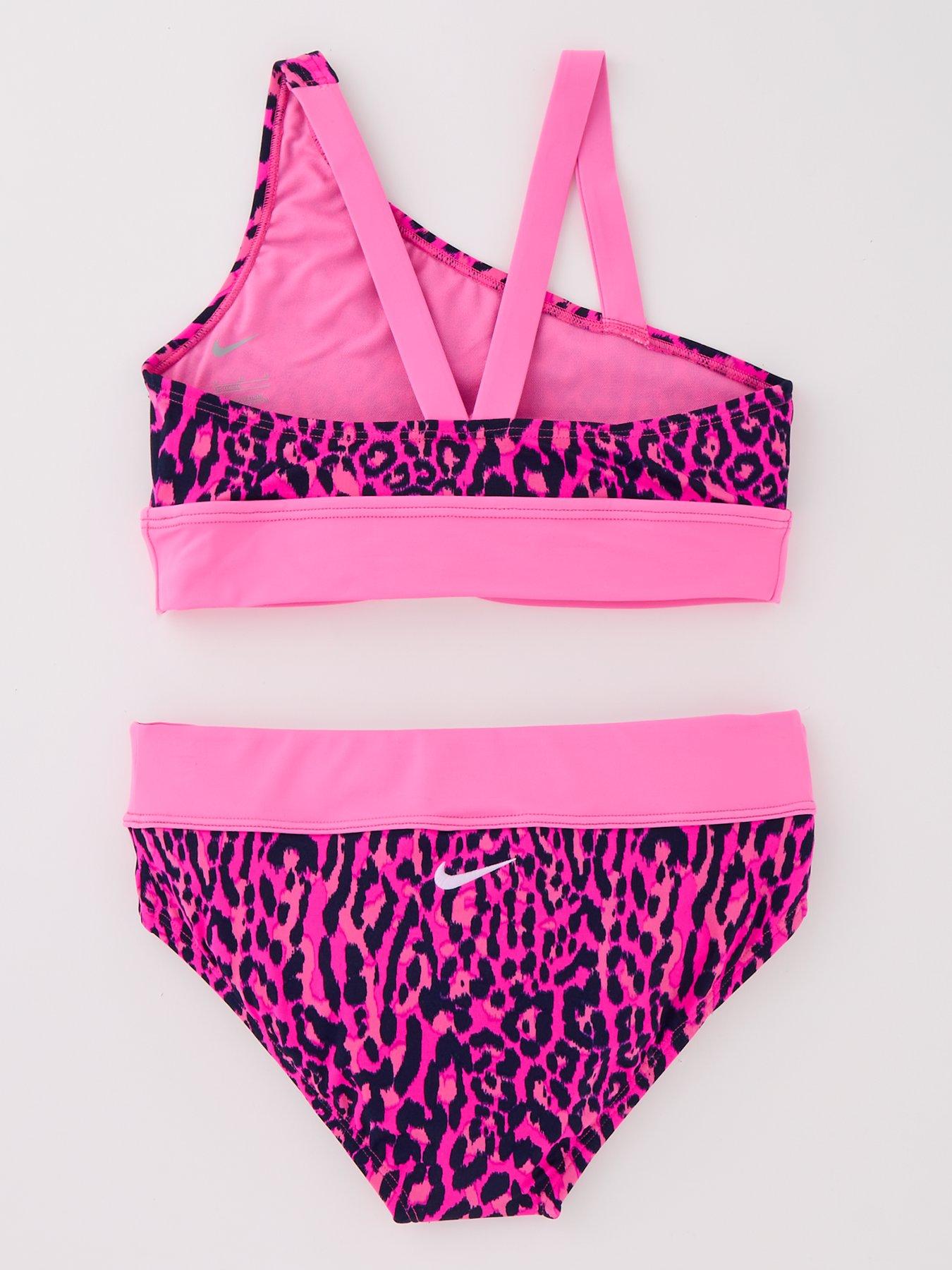 Pink nike swimsuit deals