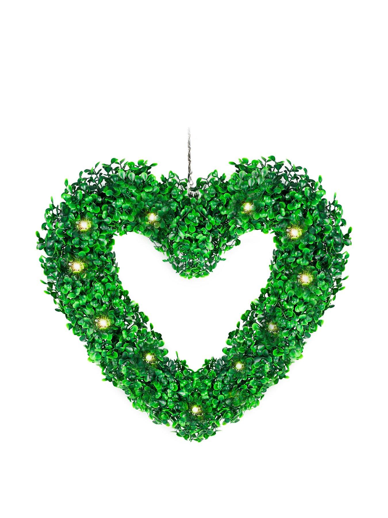  image of streetwize-solar-hanging-topiary-heart-light
