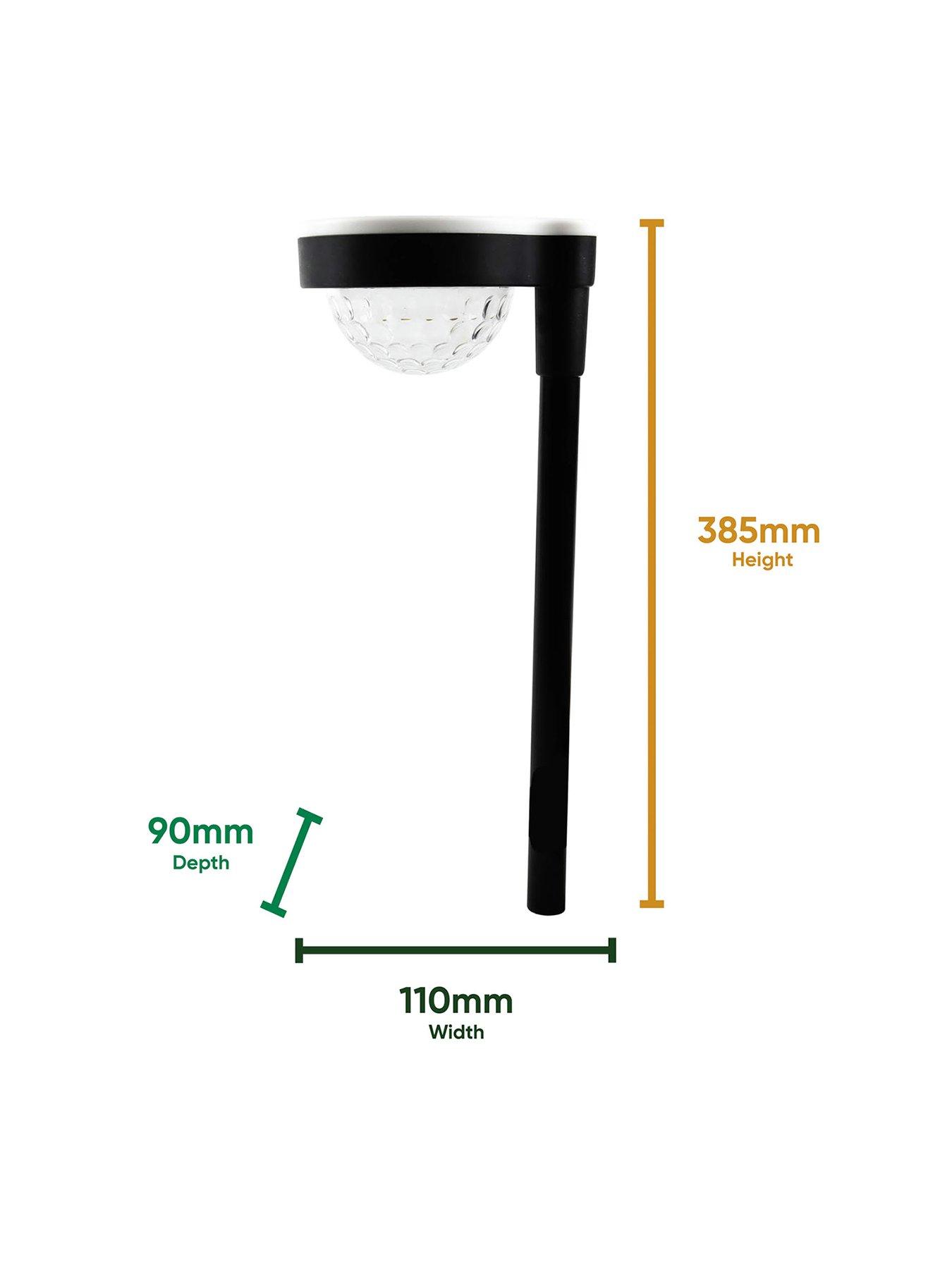  image of streetwize-up-and-down-solar-stake-light-pack-of-3