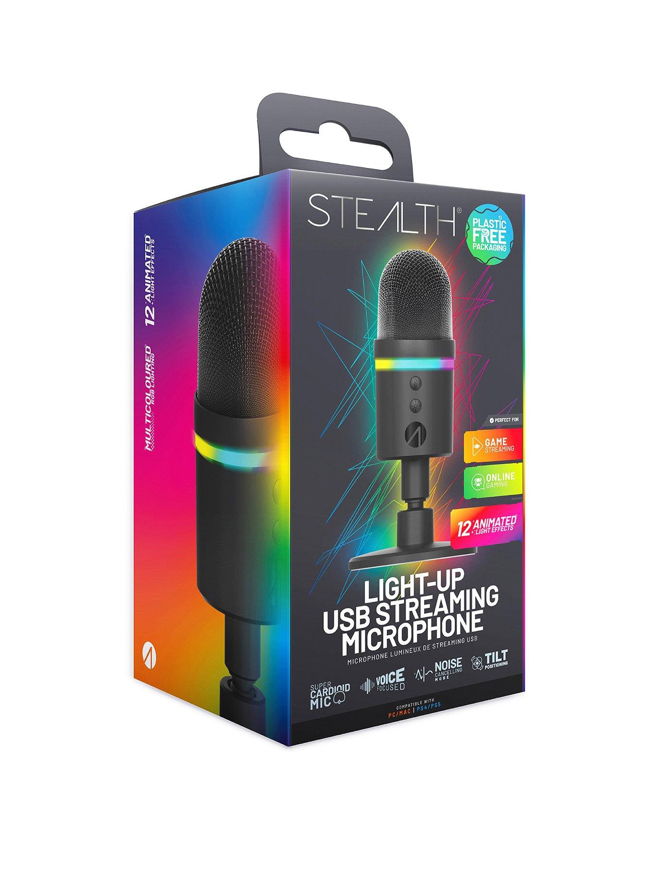 image of stealth-light-up-led-usb-streaming-mic-black