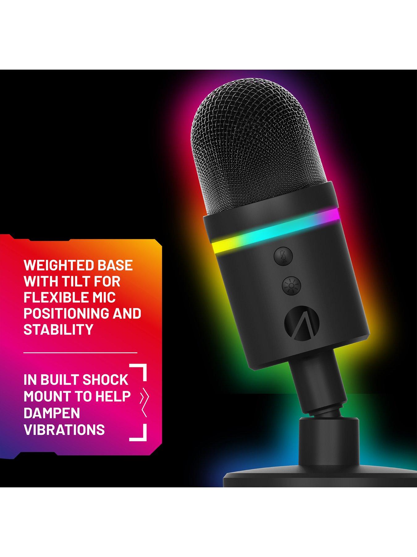 Image 5 of 7 of Stealth Light Up LED USB Streaming Mic - Black
