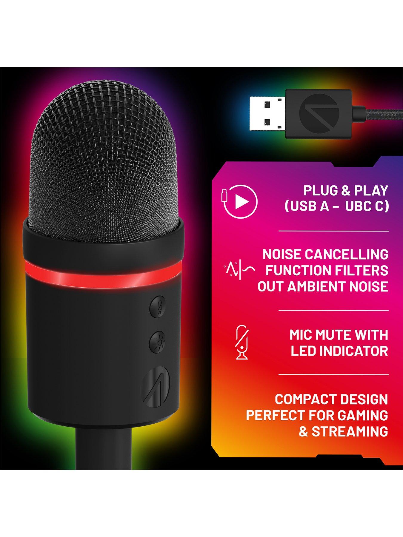  image of stealth-light-up-led-usb-streaming-mic-black