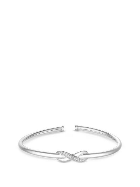 simply-silver-sterling-silver-925-cubic-zirconia-infinity-cuff-bracelet