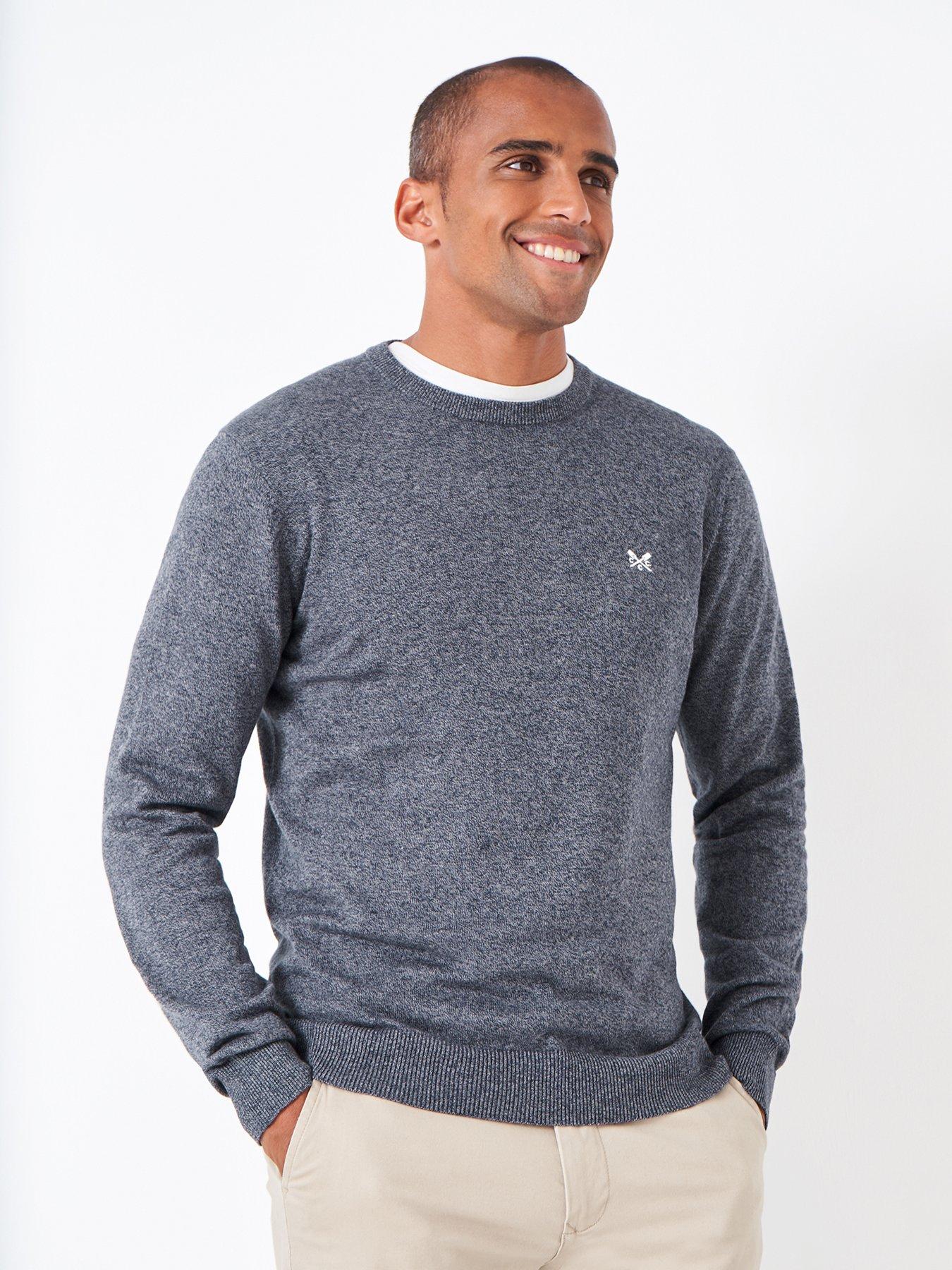 Cotton mouline crewneck sale