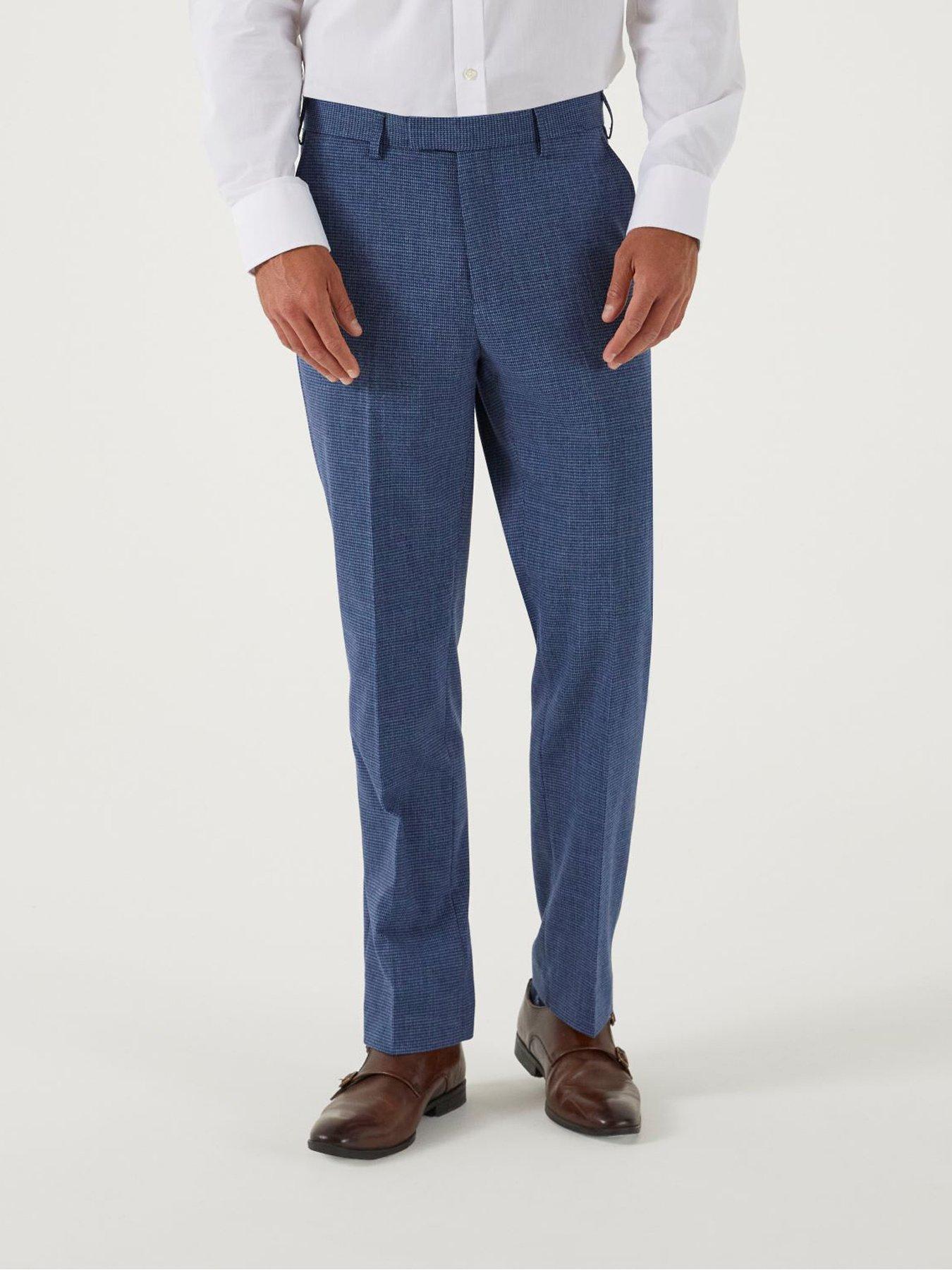 Skopes Harcourt Tailored Fit Trousers - Navy