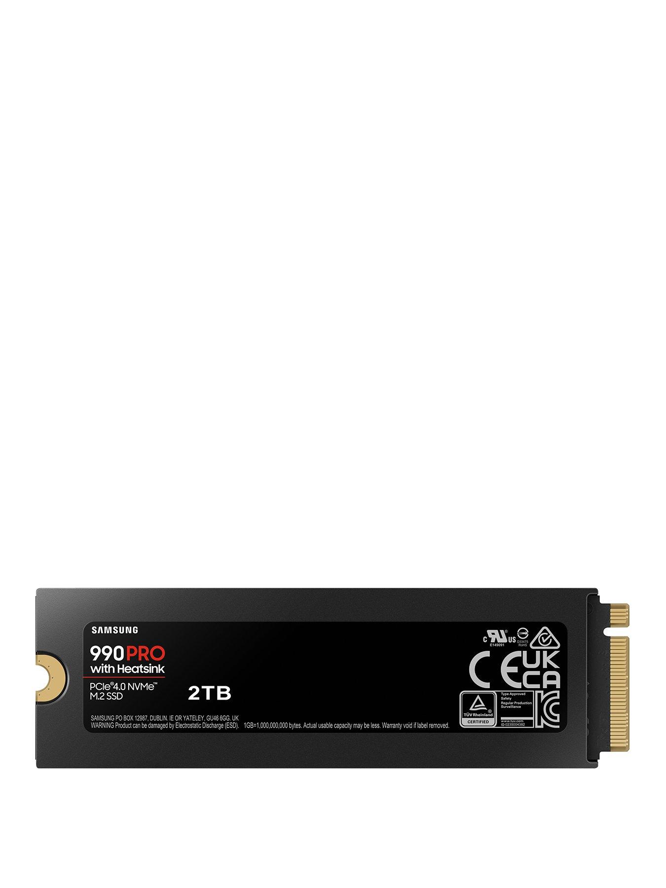 Samsung 990 Pro 2TB SSD with Heatsink | Littlewoods
