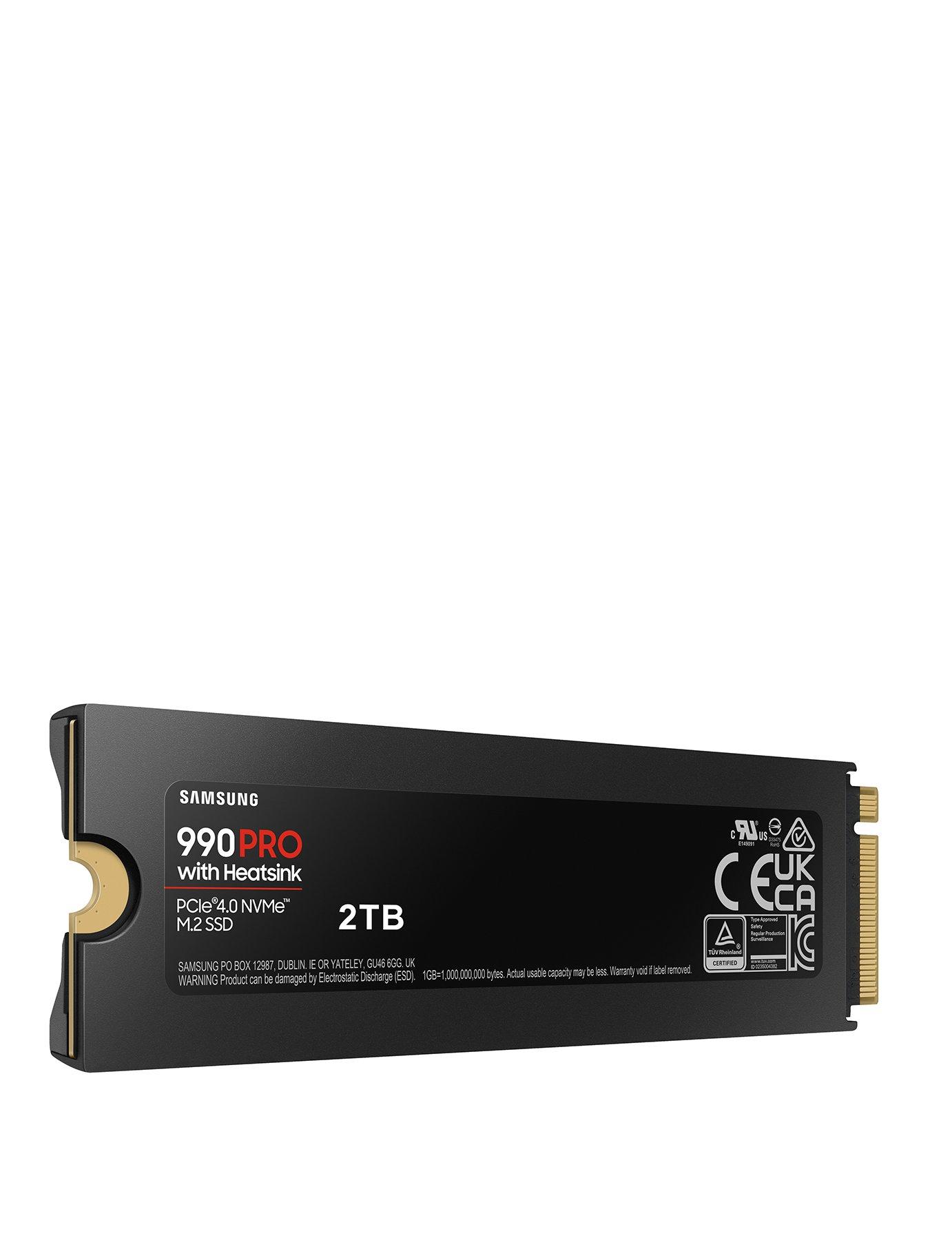 Samsung 990 Pro 2TB SSD with Heatsink | Littlewoods