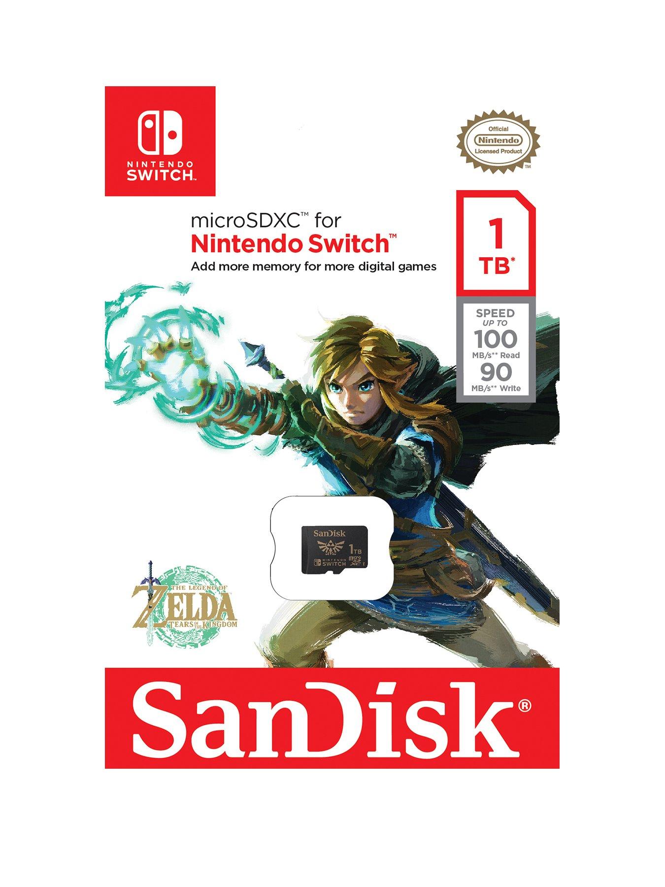 Image 2 of 5 of SanDisk 1TB Nintendo Switch Micro-SD Zelda