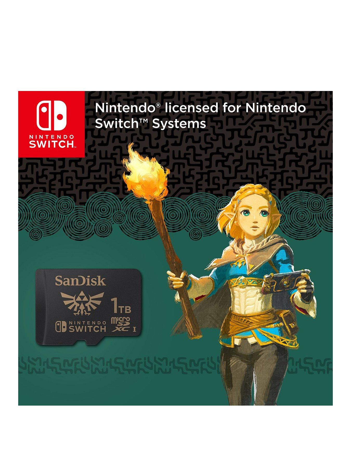  image of sandisk-1tb-nintendo-switch-micro-sd-zelda