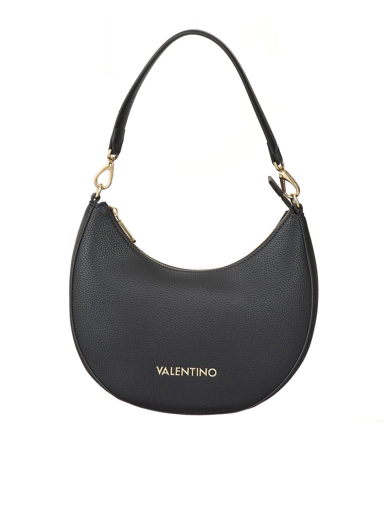 Image 1 of 4 of Valentino Alexia Shoulder Hobo Bag - Black
