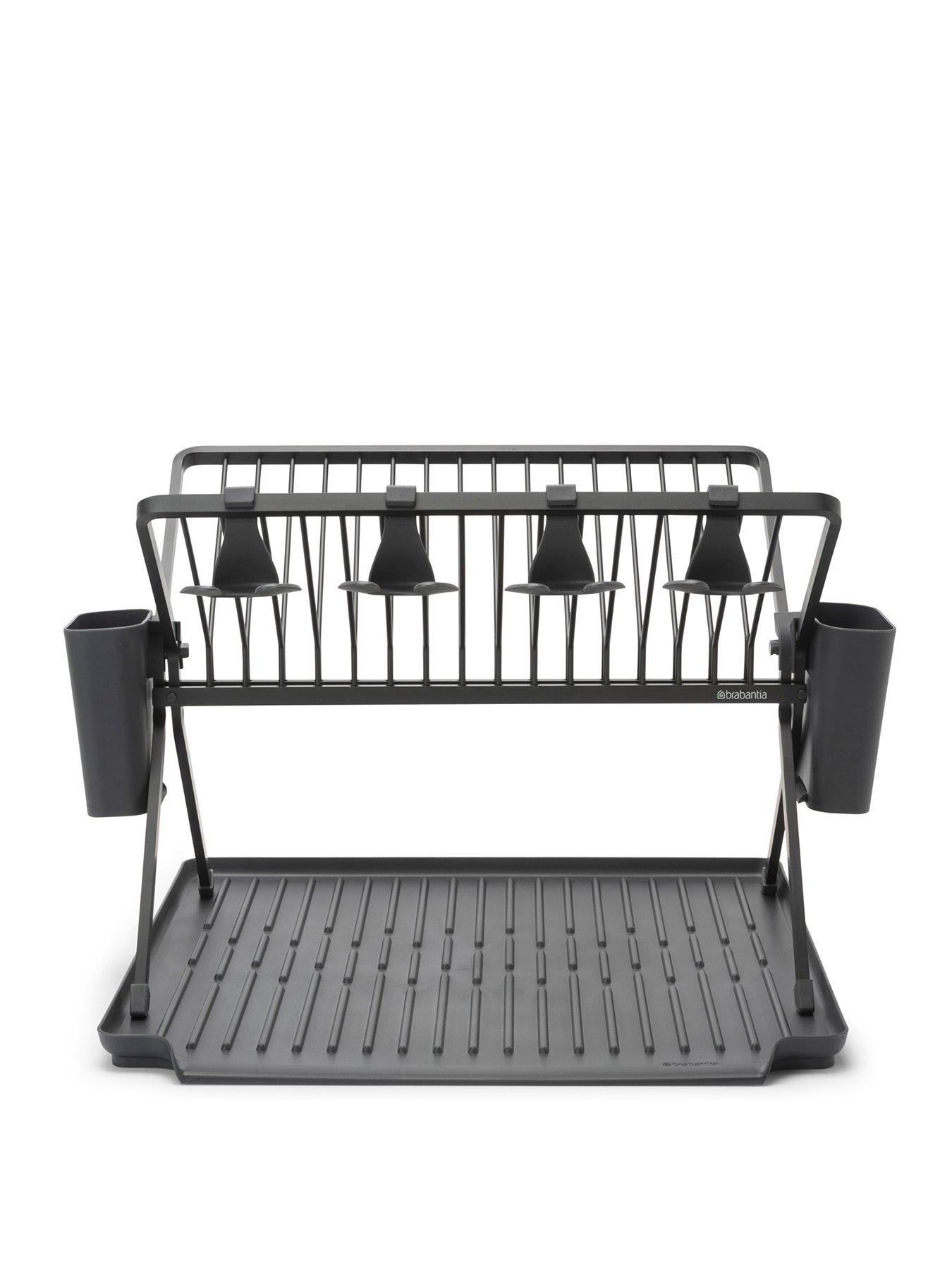 Brabantia SinkSide Foldable Dish Rack - Dark Grey