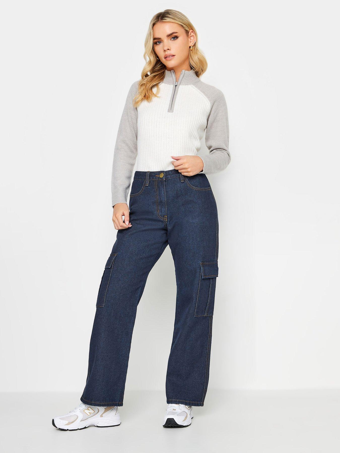 undefined Petite Indigo Utility Jean