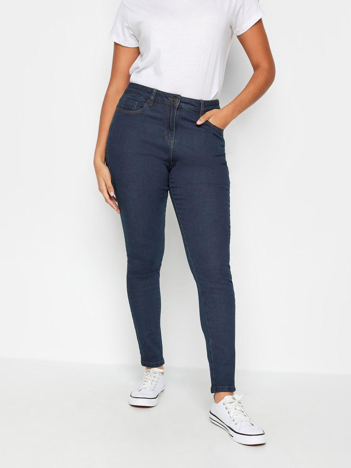 Yours Indigo Elasticated Mom Jean