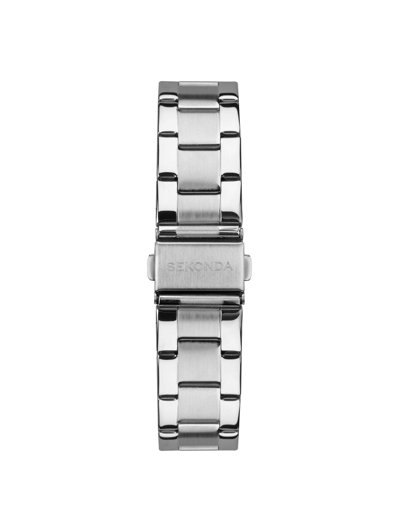 Image 6 of 6 of Sekonda Mens Taylor Silver Stainless Steel Bracelet 41mm Analogue Watch