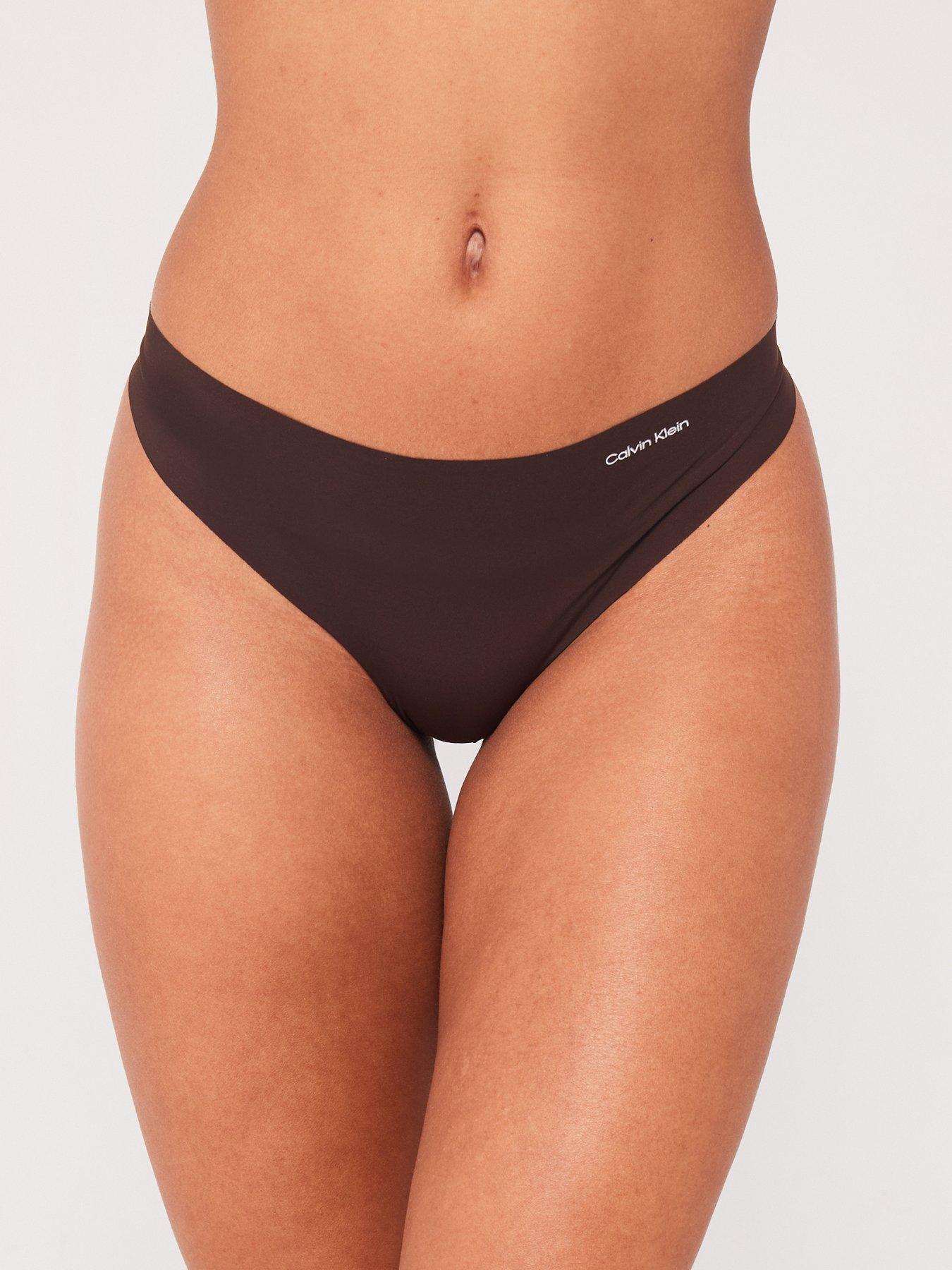 Calvin Klein Intense Power High Leg Thong - Black