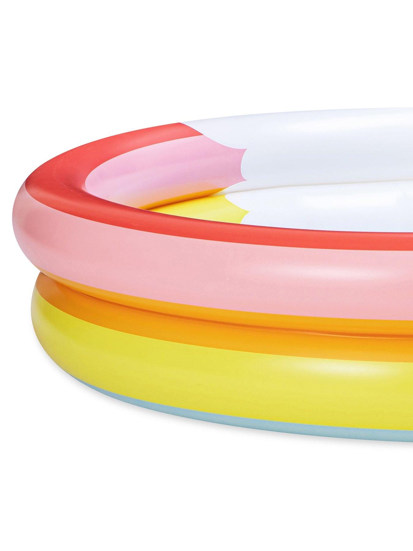 Image 4 of 7 of Funsicle Rainbow Heaven Fun Ring Pool 45in