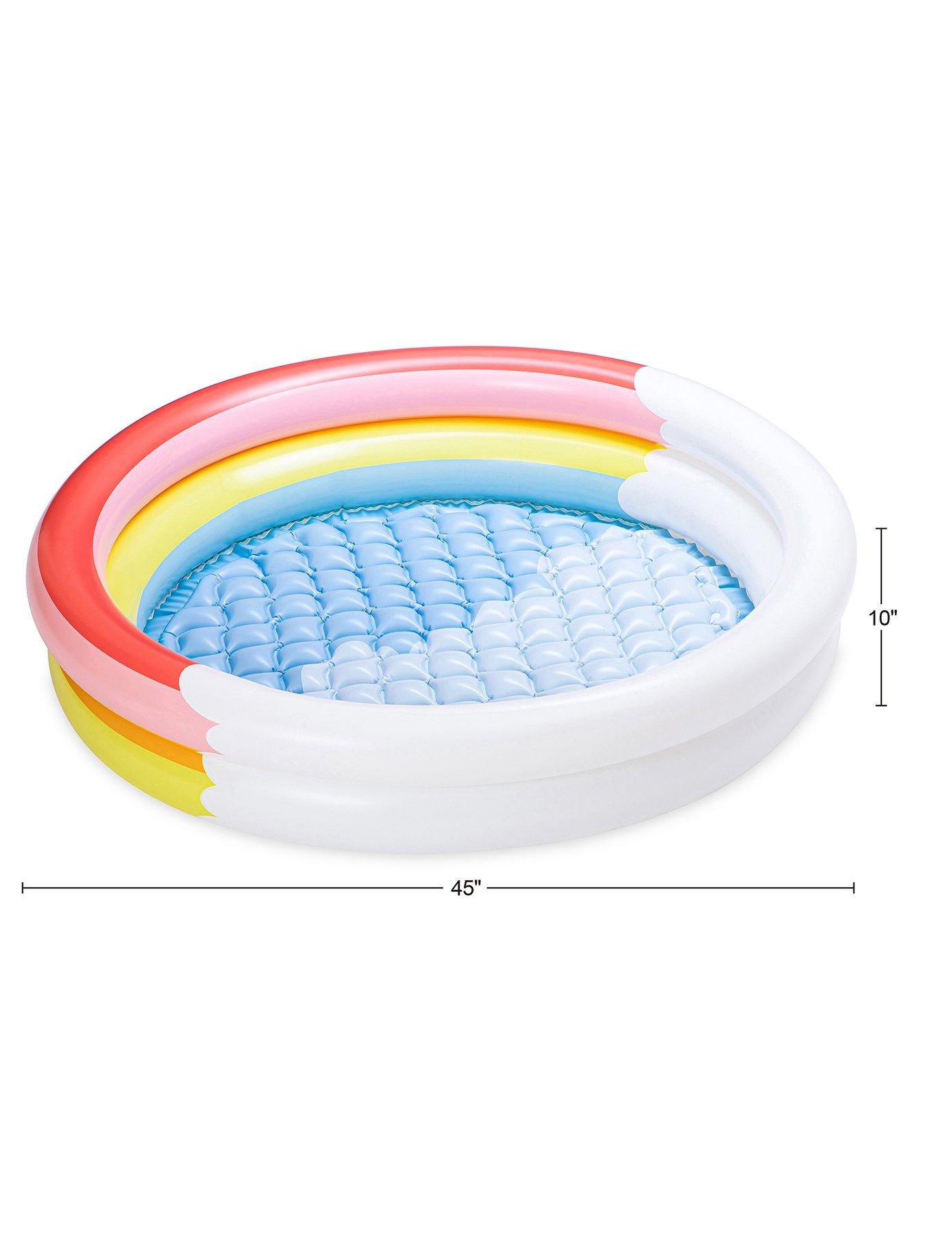 Image 5 of 7 of Funsicle Rainbow Heaven Fun Ring Pool 45in