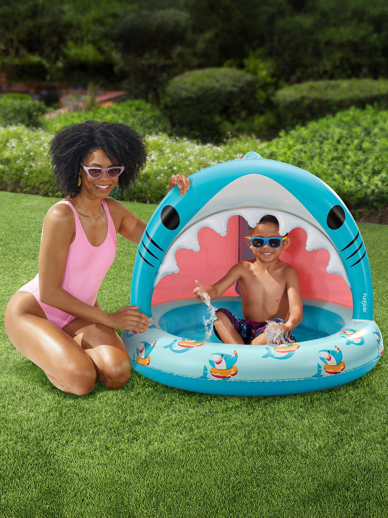 undefined Smiley Shark Shaded Pool