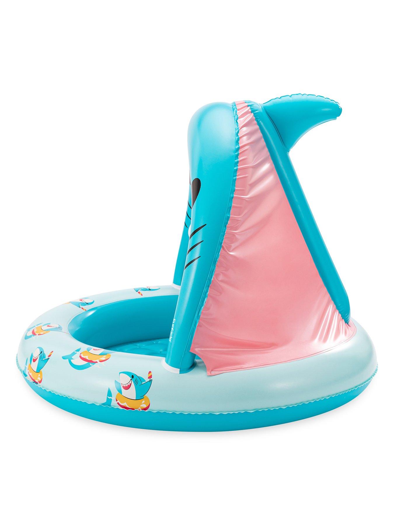  image of funsicle-smiley-shark-shaded-pool