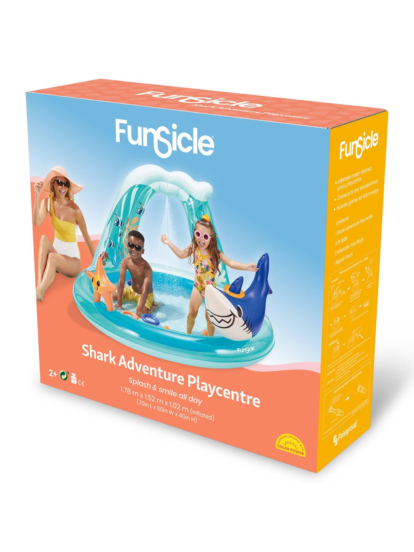Image 6 of 6 of Funsicle Shark Adventure Playcentre Pool