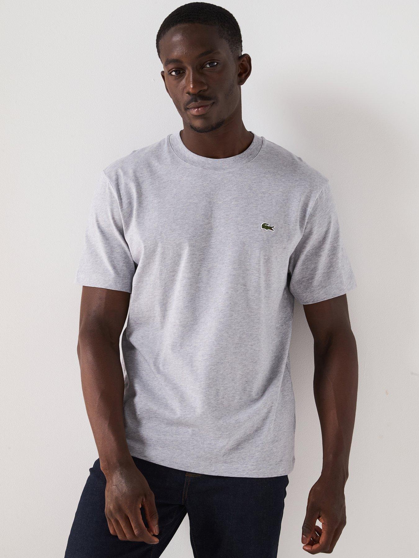 Lacoste Mid Weight Cotton Jersey T-Shirt - Light Grey