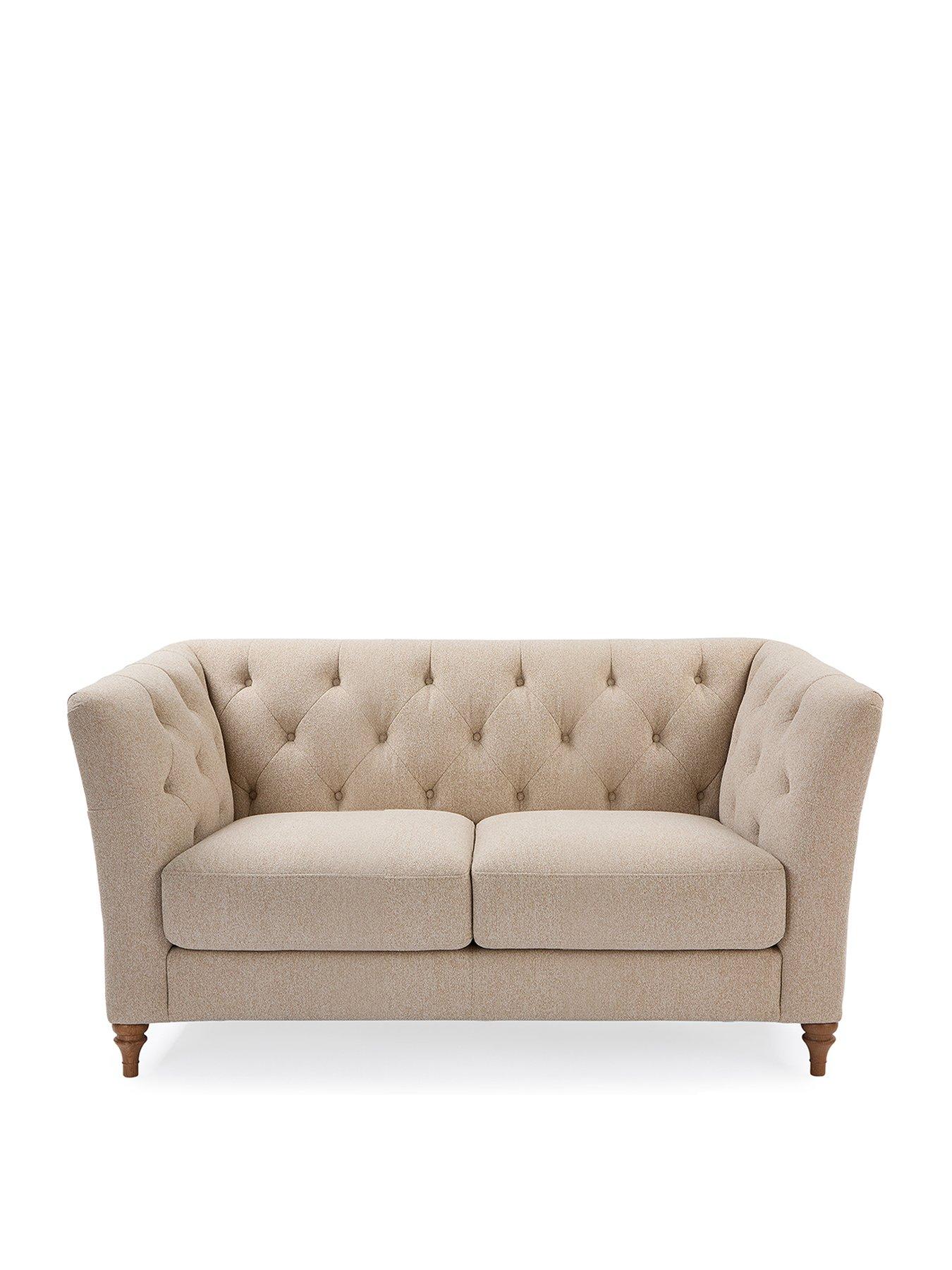 Very Home Nigella 2 Seater Fabric Sofa Natural