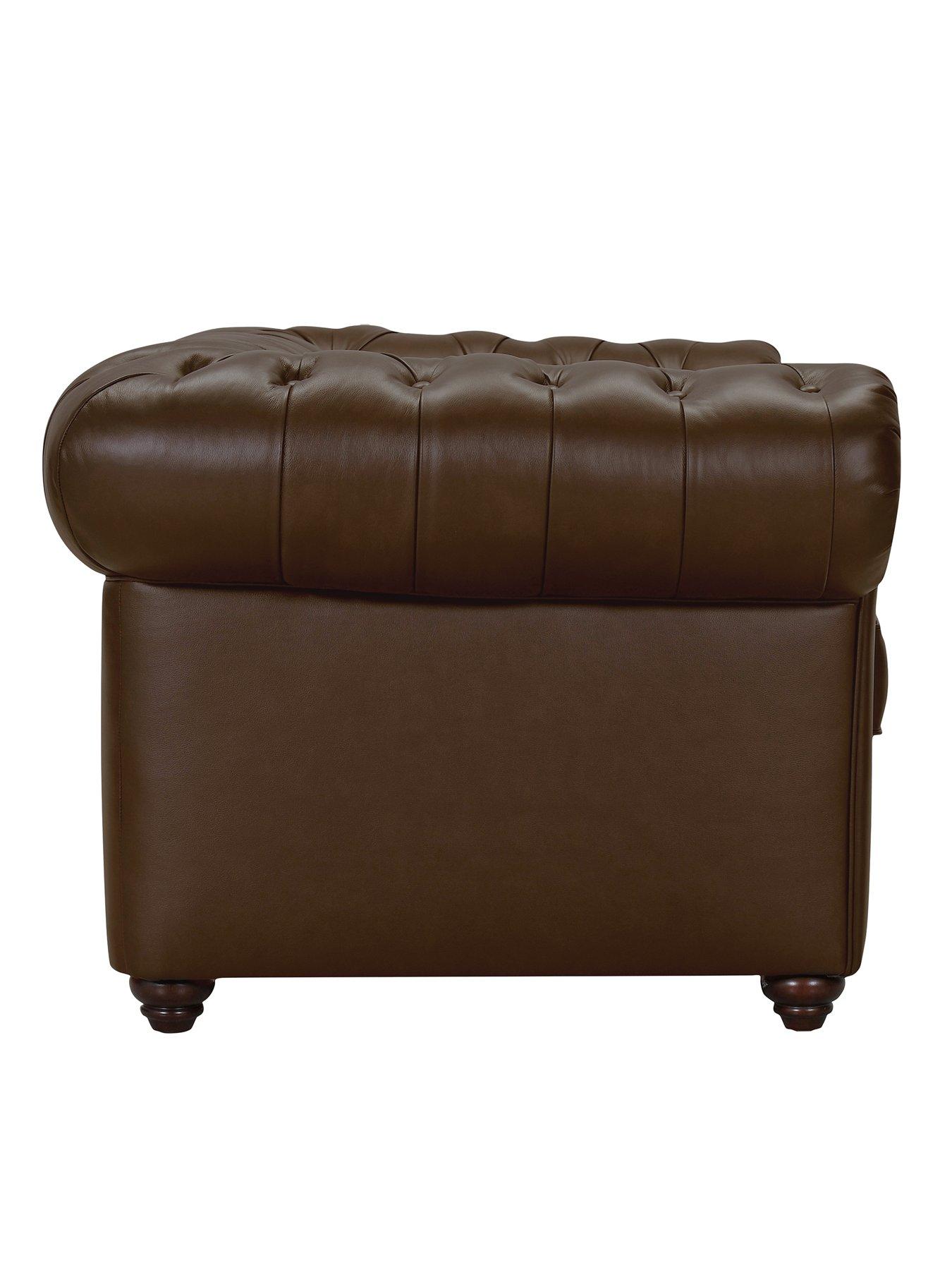 Image 5 of 7 of The Very Collection New Bakerfield 2 Seater Leather/Faux Leather Sofa - FSC&reg; Certified