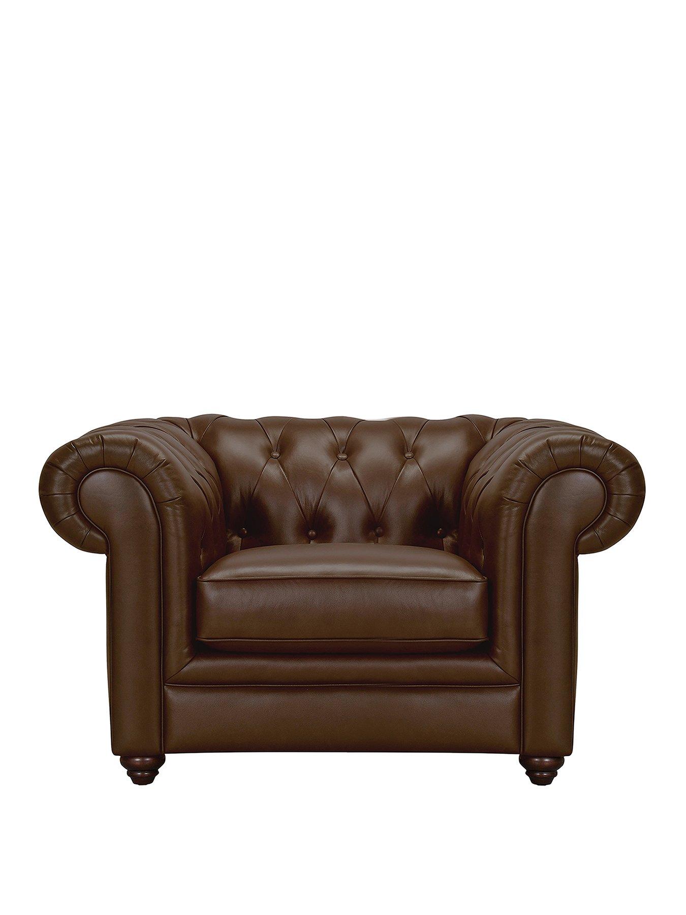 Image 2 of 7 of Very Home New Bakerfield Leather/Faux Leather Chair