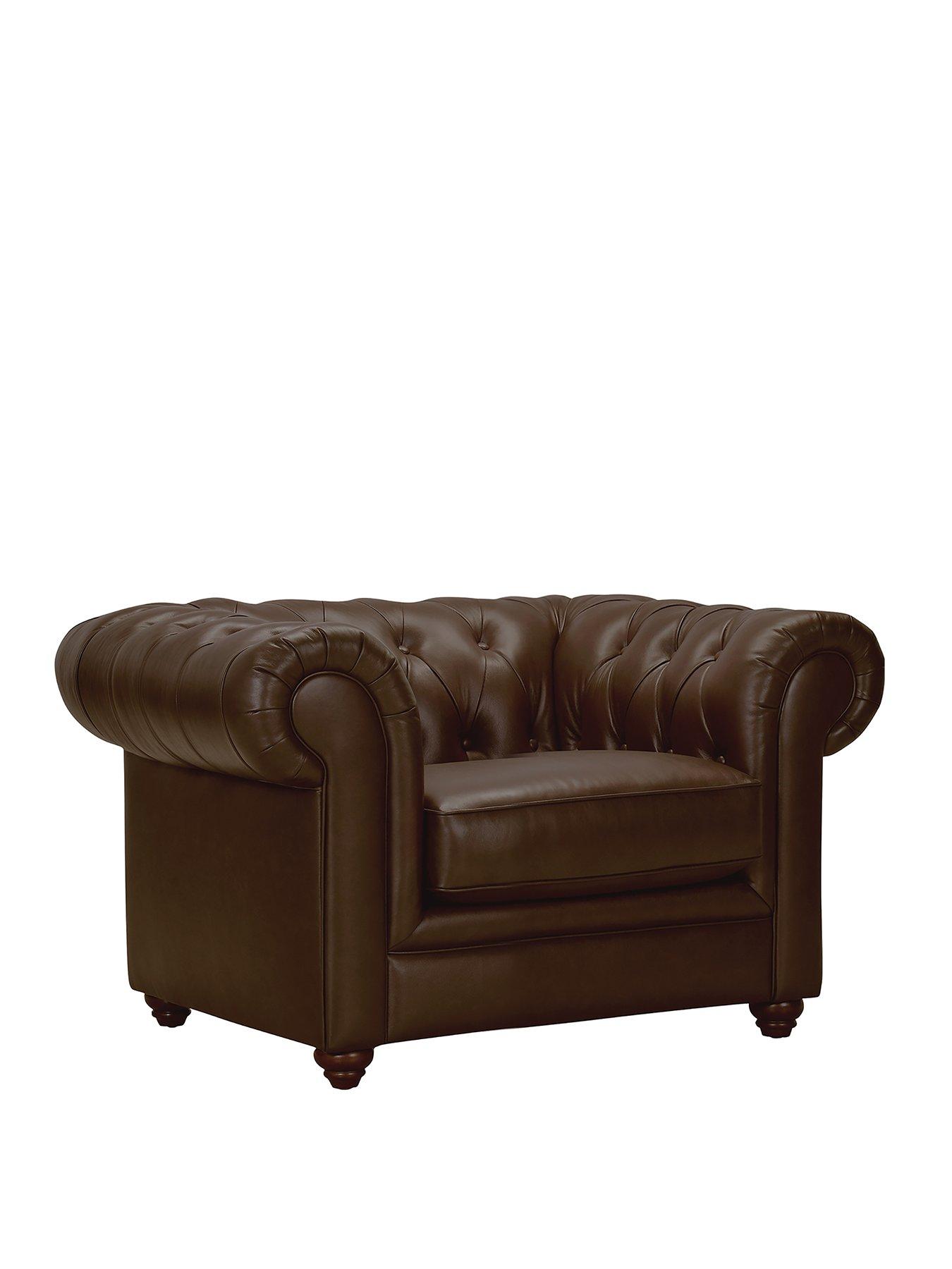 Image 3 of 7 of Very Home New Bakerfield Leather/Faux Leather Chair