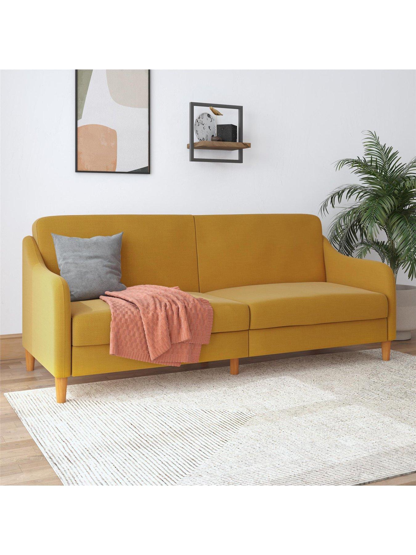 Dorel Home Jasper Coil Fabric Sofa Bed