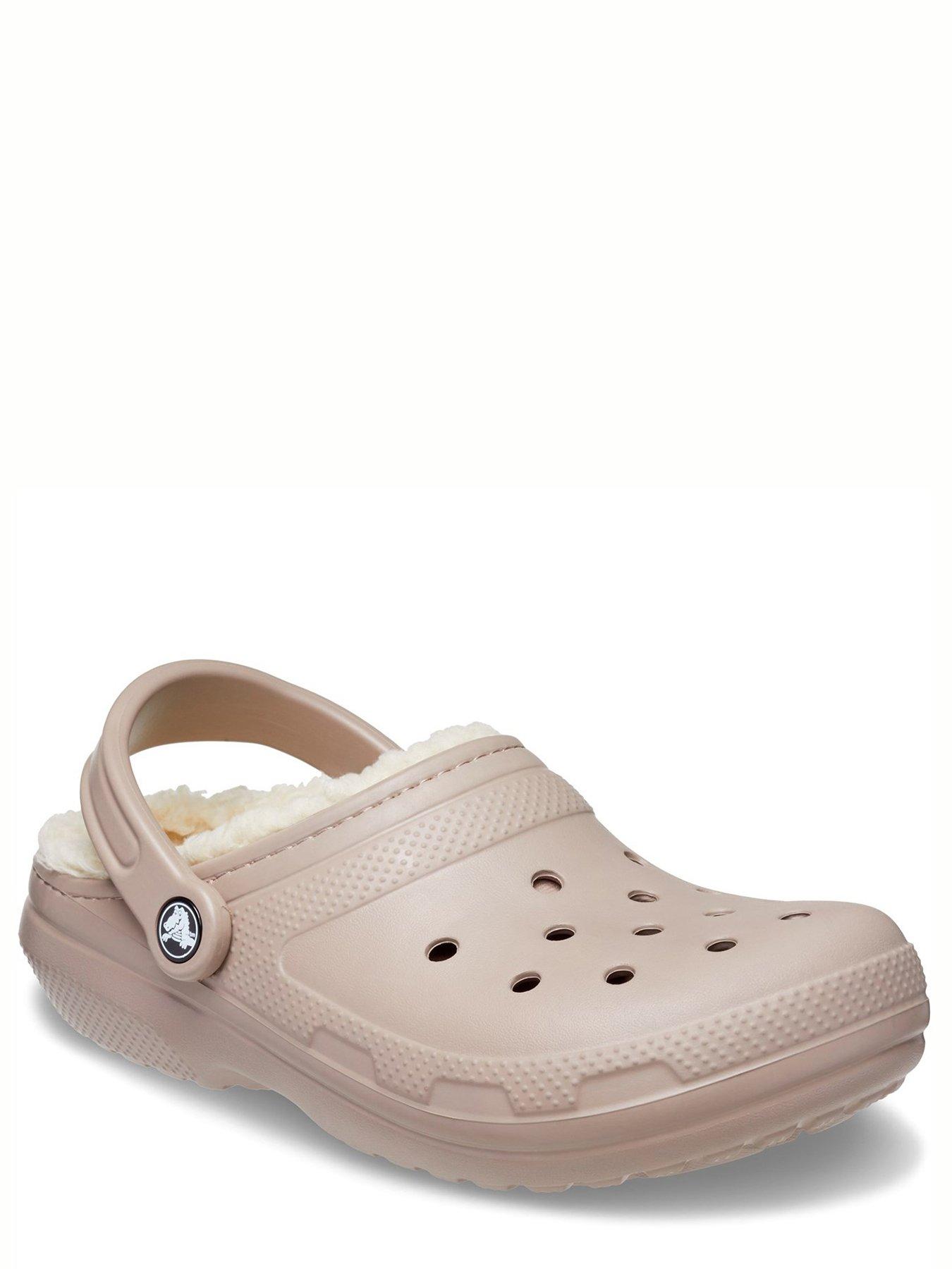 Crocs Classic Lined Clog Mushroom littlewoods