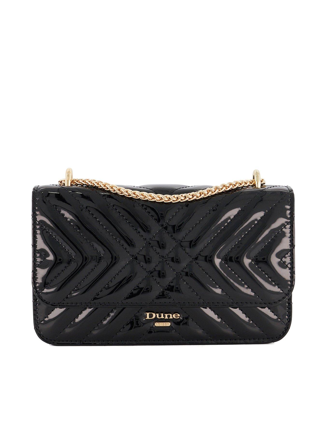 Dune black 2025 quilted bag