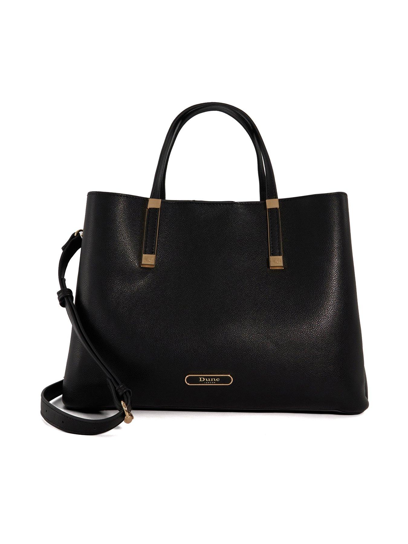 Dune London Dorries Black Large Tote Bag | littlewoods.com